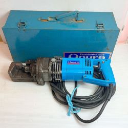 ♭♭ Ogura 電動油圧式鉄筋カッター　ケース付　うっすら記名あり HBC-16 ブルー Bランク