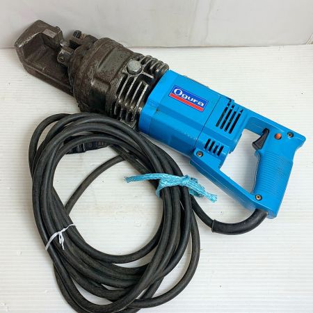  Ogura 電動油圧式鉄筋カッター　ケース付　うっすら記名あり HBC-16 ブルー