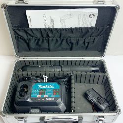 ♭♭ MAKITA マキタ 充電式ペンインパクトドライバドリル　充電器・充電池2個・ケース付 コードレス式 7.2v TD022DSHX ブラック Bランク