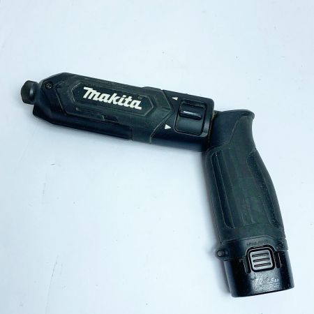  MAKITA マキタ 充電式ペンインパクトドライバドリル　充電器・充電池2個・ケース付 コードレス式 7.2v TD022DSHX ブラック