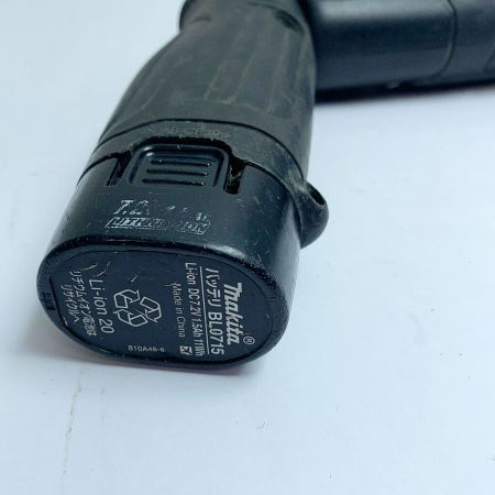  MAKITA マキタ 充電式ペンインパクトドライバドリル　充電器・充電池2個・ケース付 コードレス式 7.2v TD022DSHX ブラック