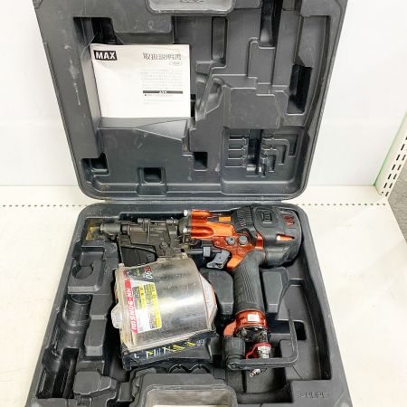  MAX マックス 釘打機　スーパーネイラ　コイルネイラ　ケース付　高圧 HN-90N5
