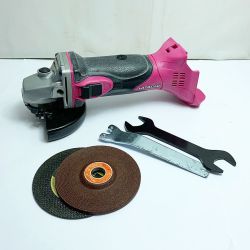 ♭♭ HITACHI 日立 100mm コードレスディスクグラインダー 14.4V 本体のみ G14DSL ショッキングピンク Bランク