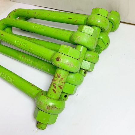  コンドーテック 長シャックル  　H-250 4本セット　サビあり WLL6T グリーン