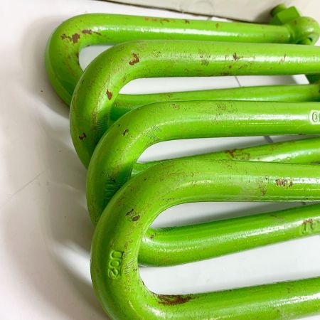  コンドーテック 長シャックル  　H-250 4本セット　サビあり WLL6T グリーン