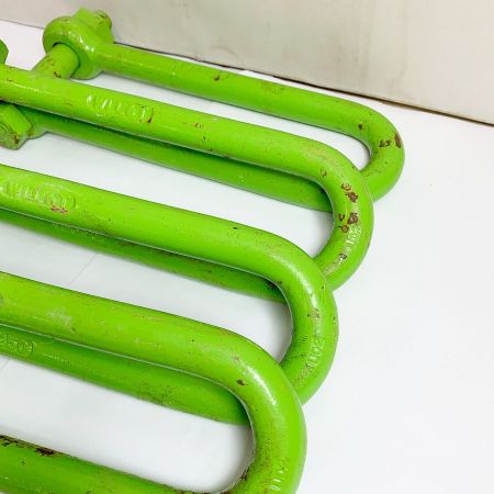  コンドーテック 長シャックル  　H-250 4本セット　サビあり WLL6T グリーン