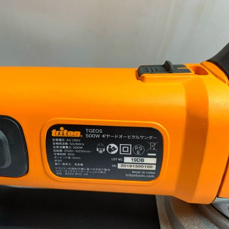  triton　トライトン 500W ギヤードオービタルサンダー  TGEOS