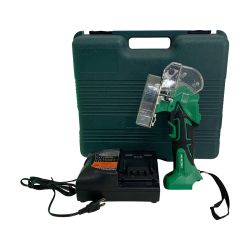 ♭♭ HiKOKI ハイコーキ コードレススナイフカッタ 充電器・ケース付 ※バッテリーなし CK18DSAL グリーン Bランク