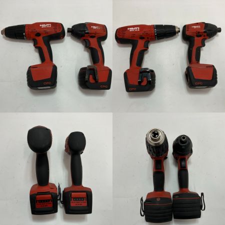 Hilti ヒルティ インパクトドライバ・ドリルドライバ SID14-A+SFH14-A 充電器・充電池2個・ケース付