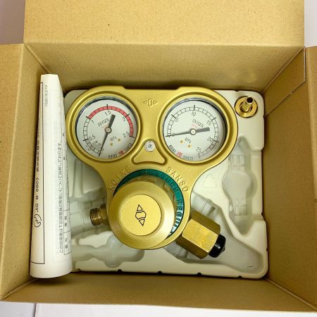  小池酸素株式会社 溶断器用圧力調整器　アセチレン用/酸素用　セフティゴールド 長期保管品 SGⅡ-1+SGⅡ-2ｾｯﾄ