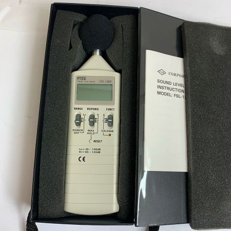 東京硝子器株式会社 デジタル騒音計　 FSL-1350