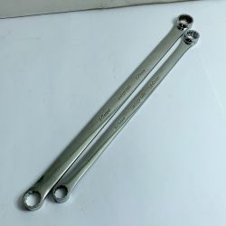 ♭♭ Snap-on スナップオン ロングストレート　メガネ　レンチ 2本セット XDHFM1417/1214 Bランク