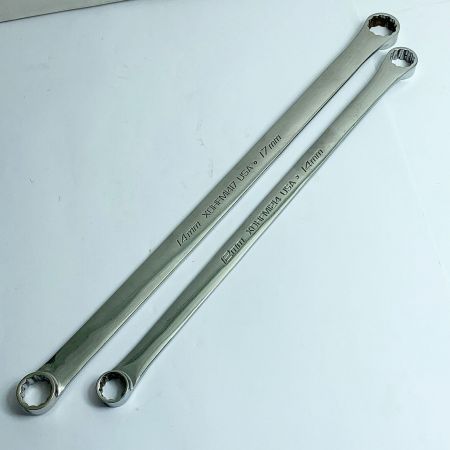  Snap-on スナップオン ロングストレート　メガネ　レンチ 2本セット XDHFM1417/1214