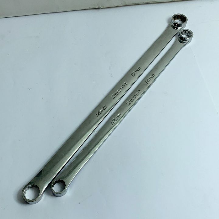 Snap-on スナップオン ロングストレート メガネ レンチ 2本セット 