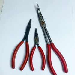 ♭♭ Snap-on スナップオン  プライヤー 3本セット ロゴみえずらい 使用感あり 不明 Cランク