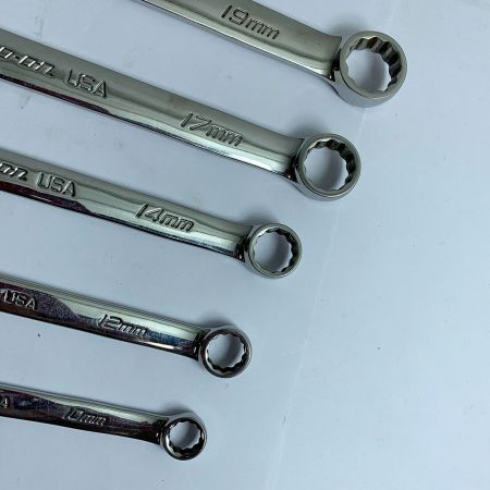  Snap-on スナップオン ハンドツール コンビネーションレンチセット 5本セット 19.17.14.12.10 SOEXM