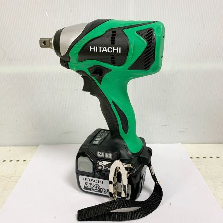  HITACHI 日立 14.4V　コードレスインパクトレンチ　充電器・充電池2個・ケース付 WR14DBDL アグレッシブグリーン