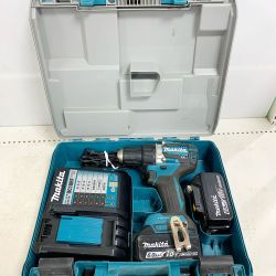 ♭♭ MAKITA マキタ ドライバドリル 充電器・充電池2個（充電回数4回と6回）・ケース付　 DF484DRGX Bランク