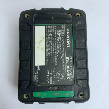  HiKOKI ハイコーキ インパクトレンチ　36Ｖ　バッテリー1個付 WR36DF