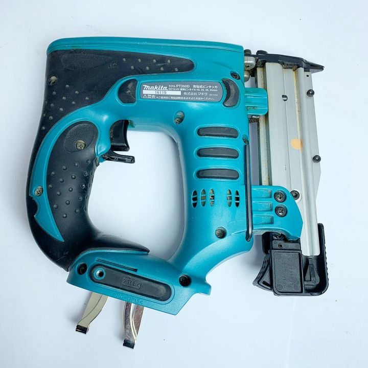 MAKITA マキタ 充電式ピンタッカ 本体のみ 14.4V PT350D ブルー｜中古 