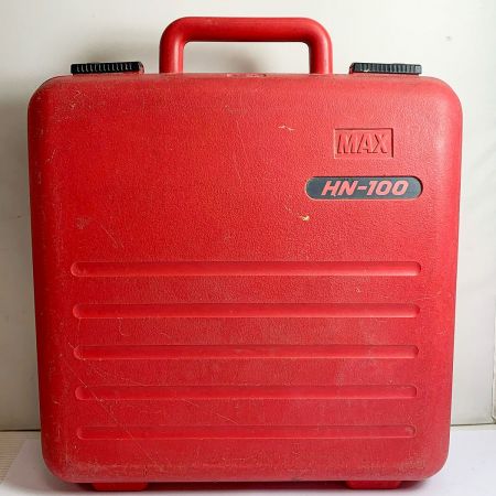  MAX マックス スーパーネイラ　ケース付　うっすらと記名あり HN-100 レッド