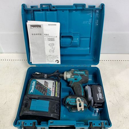  MAKITA マキタ 充電式インパクトレンチ　充電器・充電池1個（充電回数142回）・ケース付　14.4Ｖ TW284D