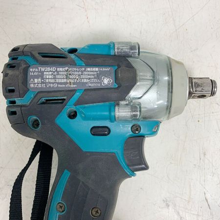  MAKITA マキタ 充電式インパクトレンチ　充電器・充電池1個（充電回数142回）・ケース付　14.4Ｖ TW284DRGX