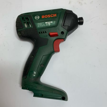  BOSCH ボッシュ インパクトドライバ　充電器・充電池2個・ケース付 18v PDR18LI グリーン