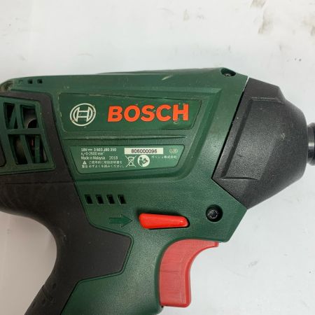 BOSCH ボッシュ インパクトドライバ　充電器・充電池2個・ケース付 18v PDR18LI グリーン