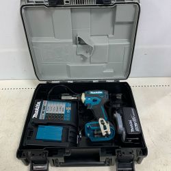 ♭♭ MAKITA マキタ インパクトドライバ　充電器・充電池（3.0ＡＨ/充電回数6回）1個・ケース付 TD172D Aランク