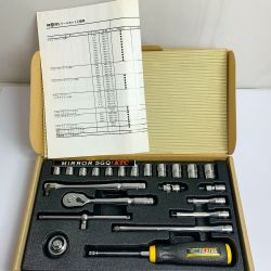 ♭♭ nepros ソケットレンチセット22点（六角ソケット12個組） NTB222 Aランク