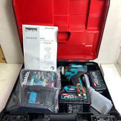 ♭♭ MAKITA マキタ 40Ｖ　充電式インパクトレンチ　未使用品　充電器・充電池2個・ケース付 TW004GRDX Sランク