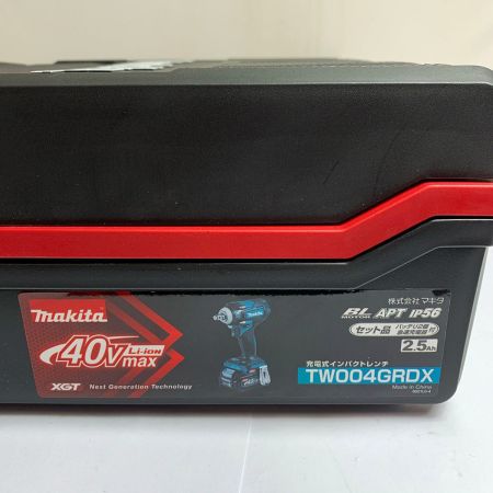  MAKITA マキタ 40Ｖ　充電式インパクトレンチ　未使用品　充電器・充電池2個・ケース付 TW004GRDX