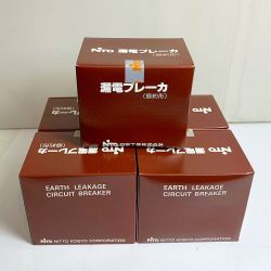 ♭♭ NITTO 漏電ブレーカー 5個まとめ GE53C Sランク
