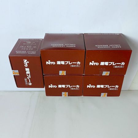  NITTO 漏電ブレーカー 5個まとめ GE53C