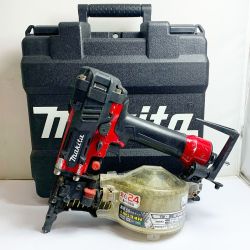 ♭♭ MAKITA マキタ 高圧　50mm　エア釘打機　ケース付 AN534H レッド Bランク