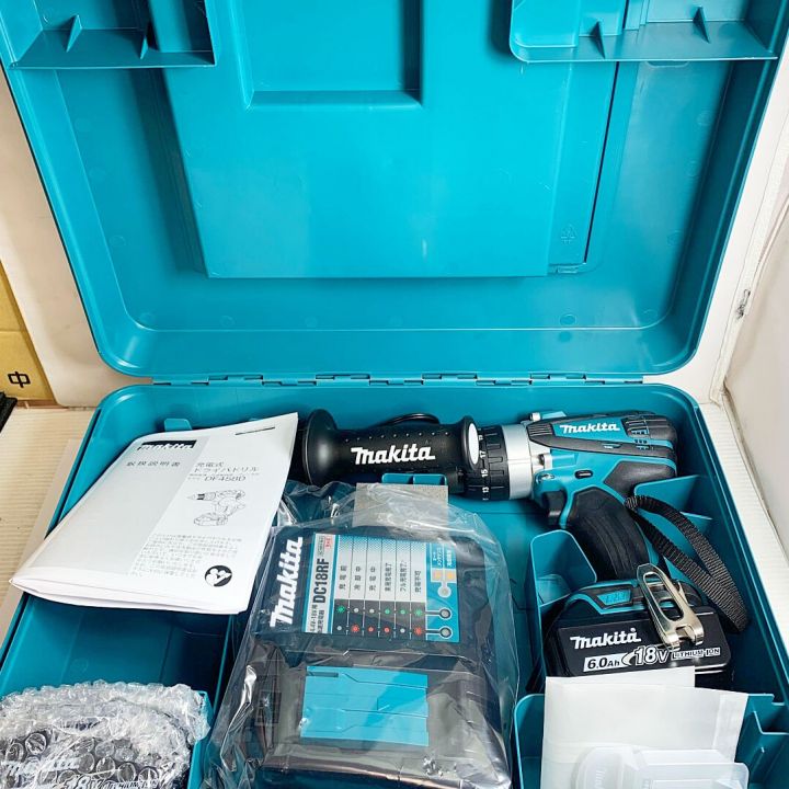 MAKITA マキタ 18V 充電式ドライバドリル 充電器・充電池2個・ケース付 DF458DRGX｜中古｜なんでもリサイクルビッグバン