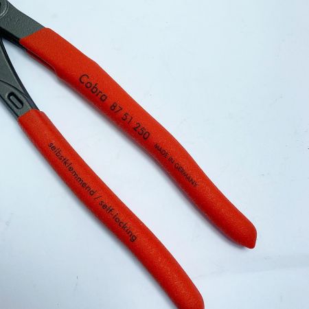  KNIPEX クニペックス コブラエクストラスリムウォーターポンププライヤー 8751 250