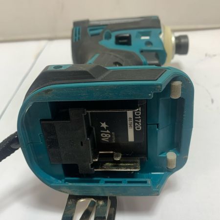  MAKITA マキタ 充電式インパクトドライバ　充電器・充電池2個（充電回数5回/7回）・ケース付 TD172DRGX