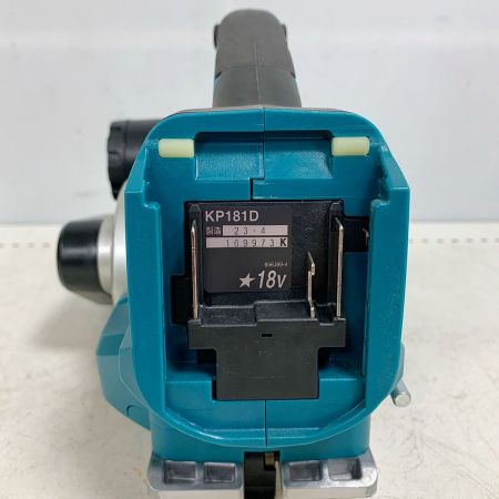  MAKITA マキタ 82ｍｍ　充電式カンナ　集塵袋ヨゴレあり　2023年製 KP181DZ