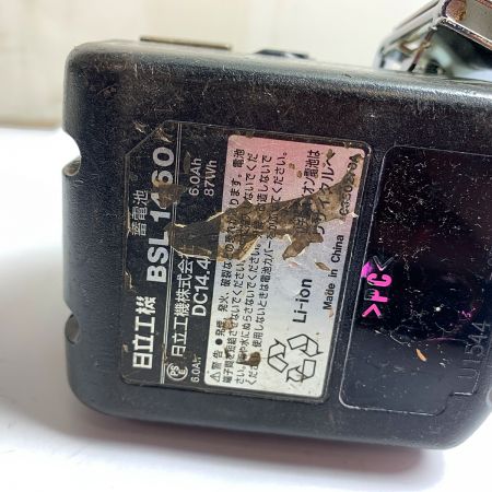  HITACHI 日立 コードレスインパクトドライバ　充電器・充電池1個・ケース付　14.4V WH14DDL ホワイト