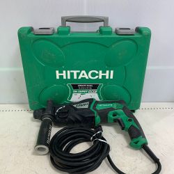 ♭♭ HITACHI 日立 100Ｖ　28ｍｍ　コード式ロータリハンマドリル ケース付 DH28PBY グリーン Bランク