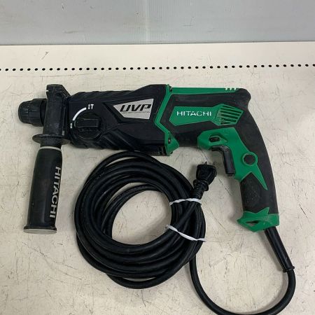  HITACHI 日立 100Ｖ　28ｍｍ　コード式ロータリハンマドリル ケース付 DH28PBY グリーン