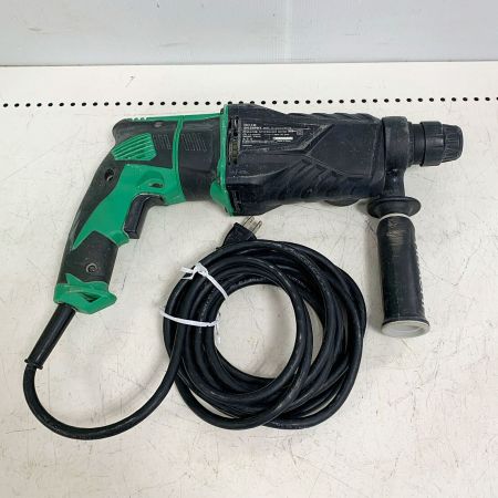  HITACHI 日立 100Ｖ　28ｍｍ　コード式ロータリハンマドリル ケース付 DH28PBY グリーン