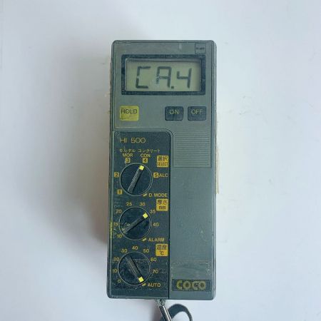  COCO コンクリートモルタル水分計 本体のみ　通電確認のみ　キズ、ヨゴレあり HI500 イエロー