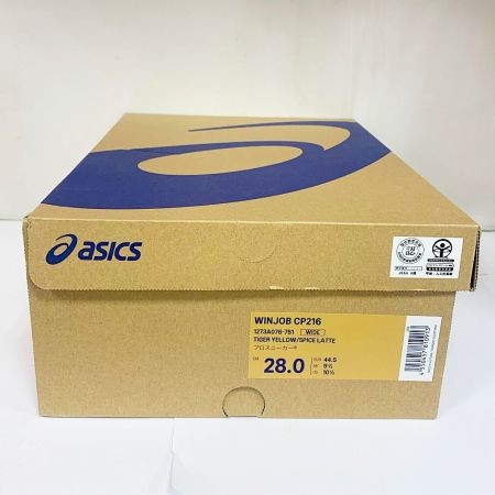  asics アシックス WINJOB CP216 安全靴　28.0cm 1273A076-751 イエロー