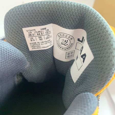  asics アシックス WINJOB CP216 安全靴　28.0cm 1273A076-751 イエロー