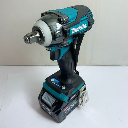  MAKITA マキタ 充電式インパクトレンチ　40Ｖ　充電池2個、充電器、ケース付 TW004GRDX ブルー