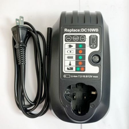  MAKITA マキタ 充電式レシプロソー　10.8Ｖ　充電器(非純正）・充電池2個・ケース付 JR101DW ブルー