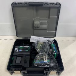 ♭♭ HiKOKI ハイコーキ 36Vインパクトドライバ　充電器（UC18YDML)充電池2個（BSL36A18BX)ケース付  WH36DD オリーブ Sランク